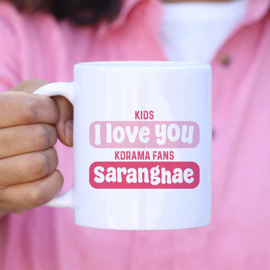 Happy Mail Saranghae Korean Mug
