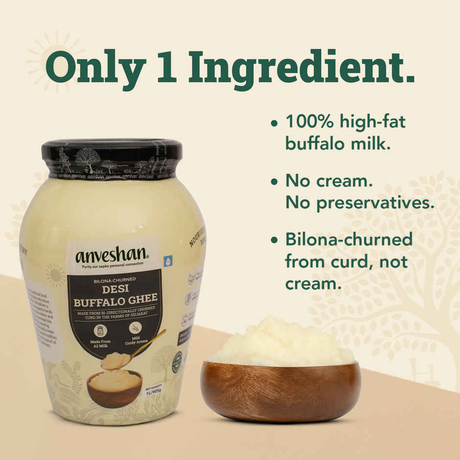 Anveshan Desi Buffalo Ghee