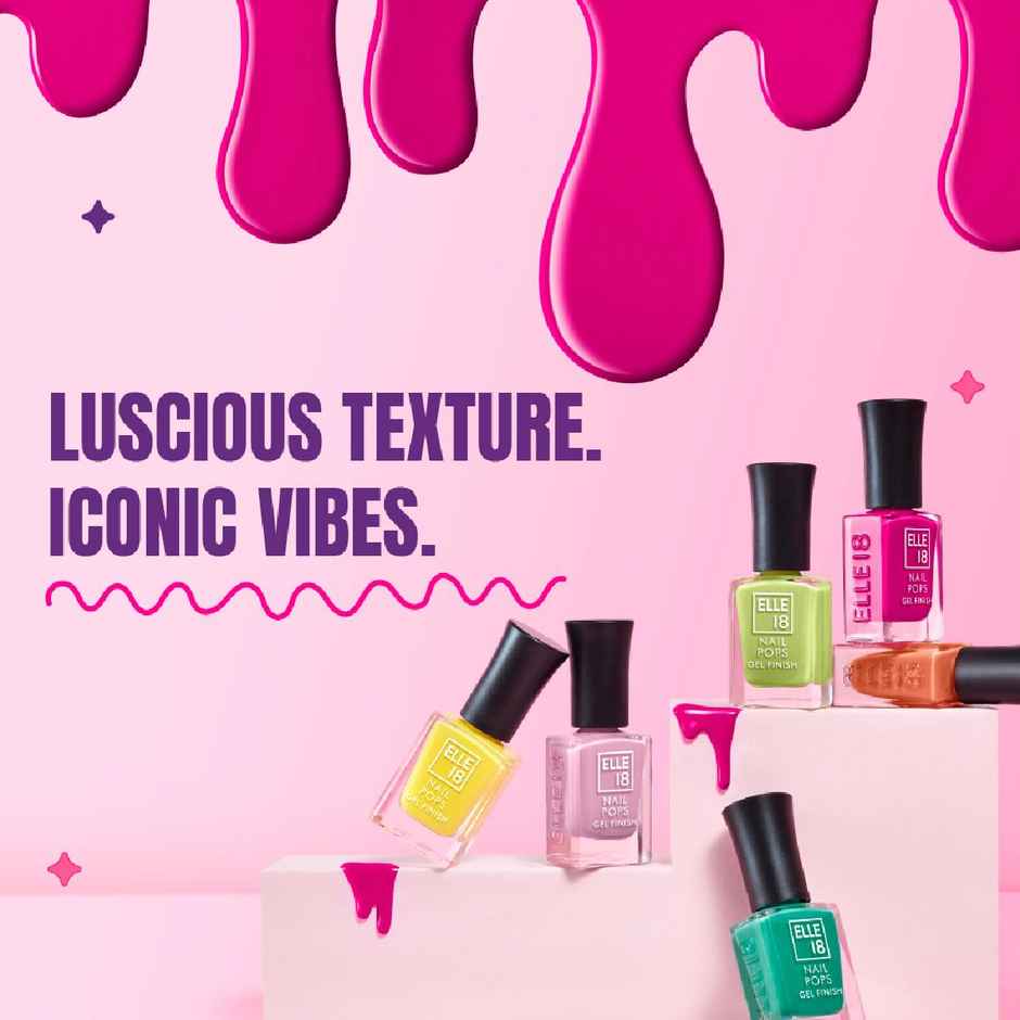 Elle 18 Nail Pop Gel Finish G18