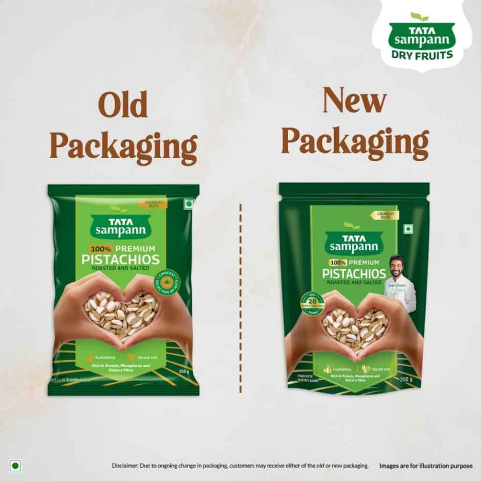 Tata Sampann 100% Iranian Pistachios Roasted & Salted Combo