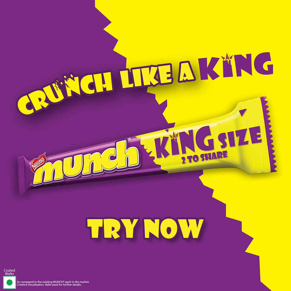 Nestle MUNCH King Size Wafer Bar Chocolate