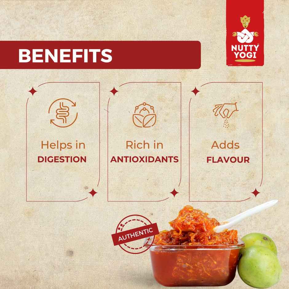 Nutty Yogi Grandma Mango Pickle