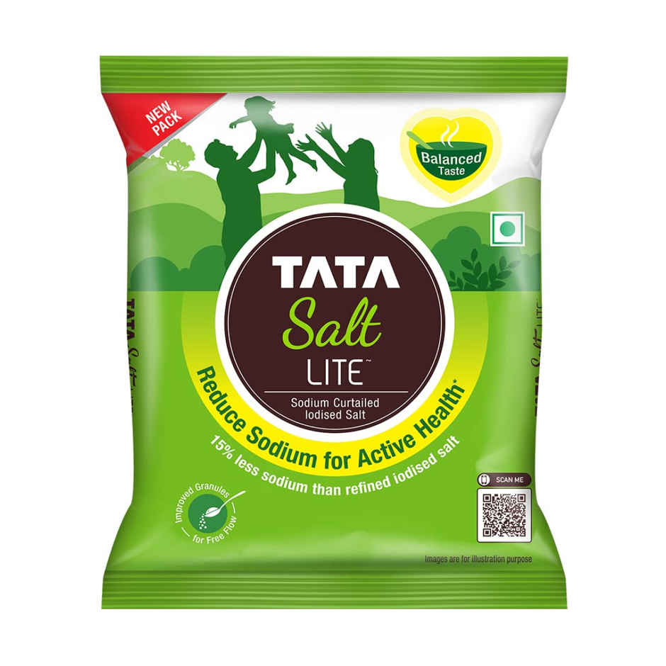 Tata Salt Lite | 15% Low Sodium Iodized Salt