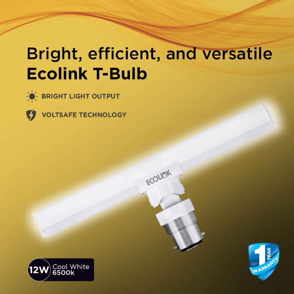 EcoLink 12W T-Bulb B22