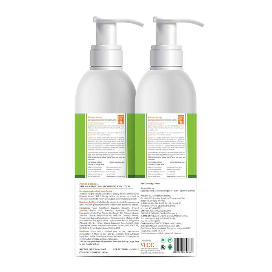 Vlcc Almond Honey Deep Nourishing & Skin Brightening Body Lotion