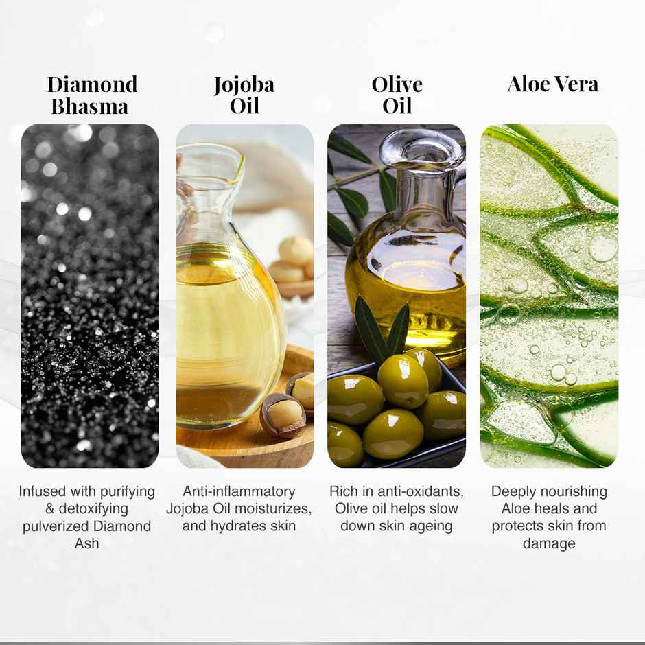 VLCC Salon At Home - Diamond Facial Kit - 60 g & Manicure Pedicure Kit Combo