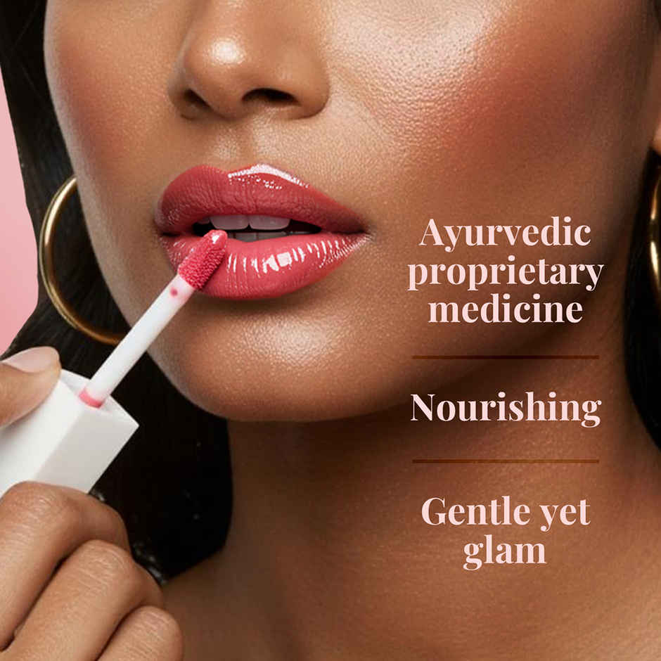 Just Herbs Serum Infused Lip Gloss (Soft Lush)