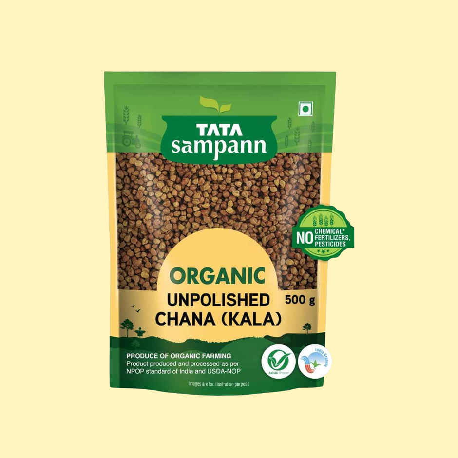 Tata Sampann Organic Unpolished Brown (Kala) Chana
