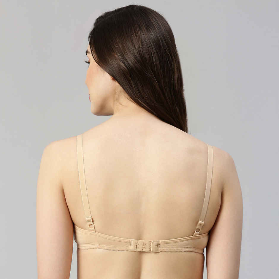 Enamor Women's A039 Perfect Coverage Cotton T-shirt Bra|Padded|Wirefree | Skin-38B