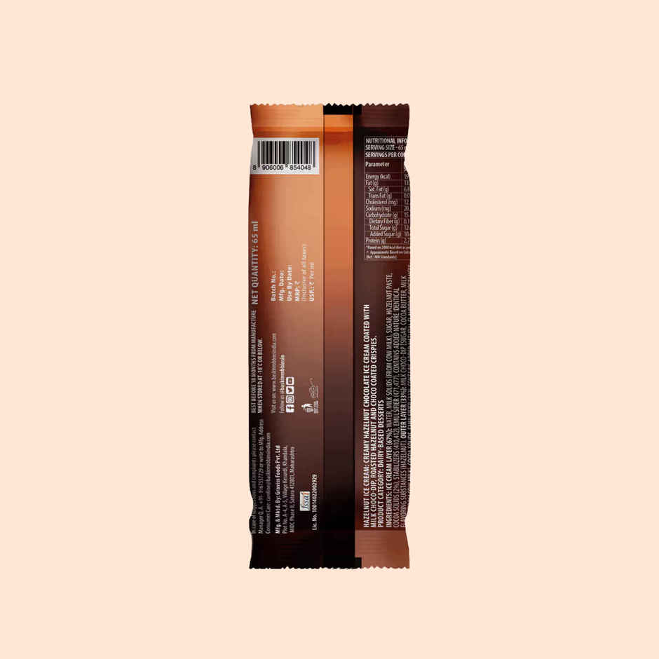 Baskin Robbins Hazelnut Ice Cream Stick
