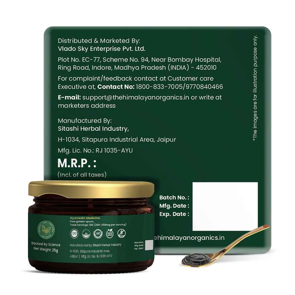 Vlado's Himalayan Organics Pure Shilajit Resin to Boost Performance