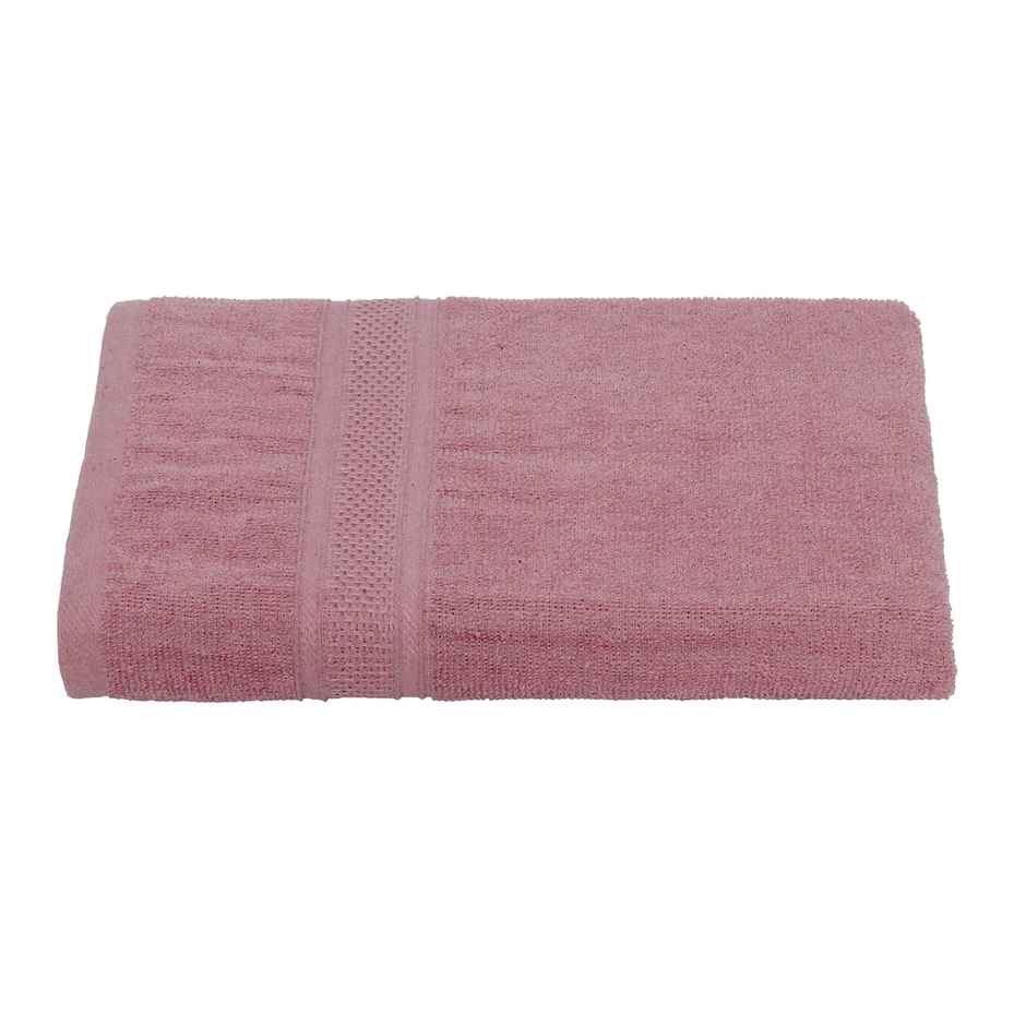 Dream Living Cotton Rich Bath Towel | 400 GSM | Ultra | Absorbent | Quick Dry I 68x138 cm Pink