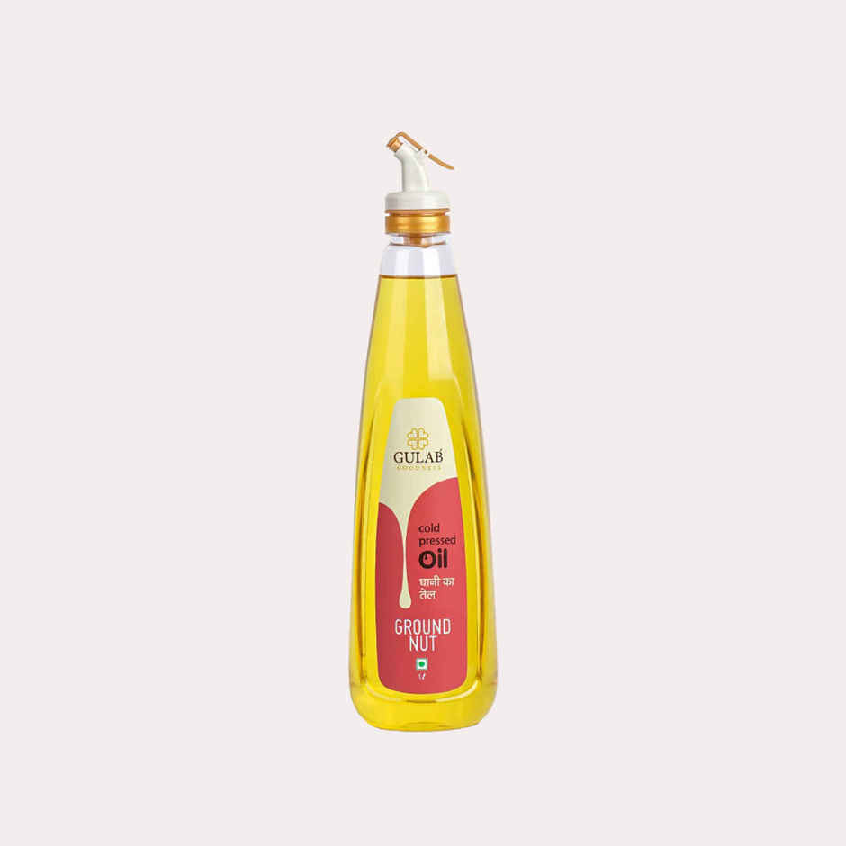 Gulab Groundnut (Peanut) Cold Pressed Oil | Bottle