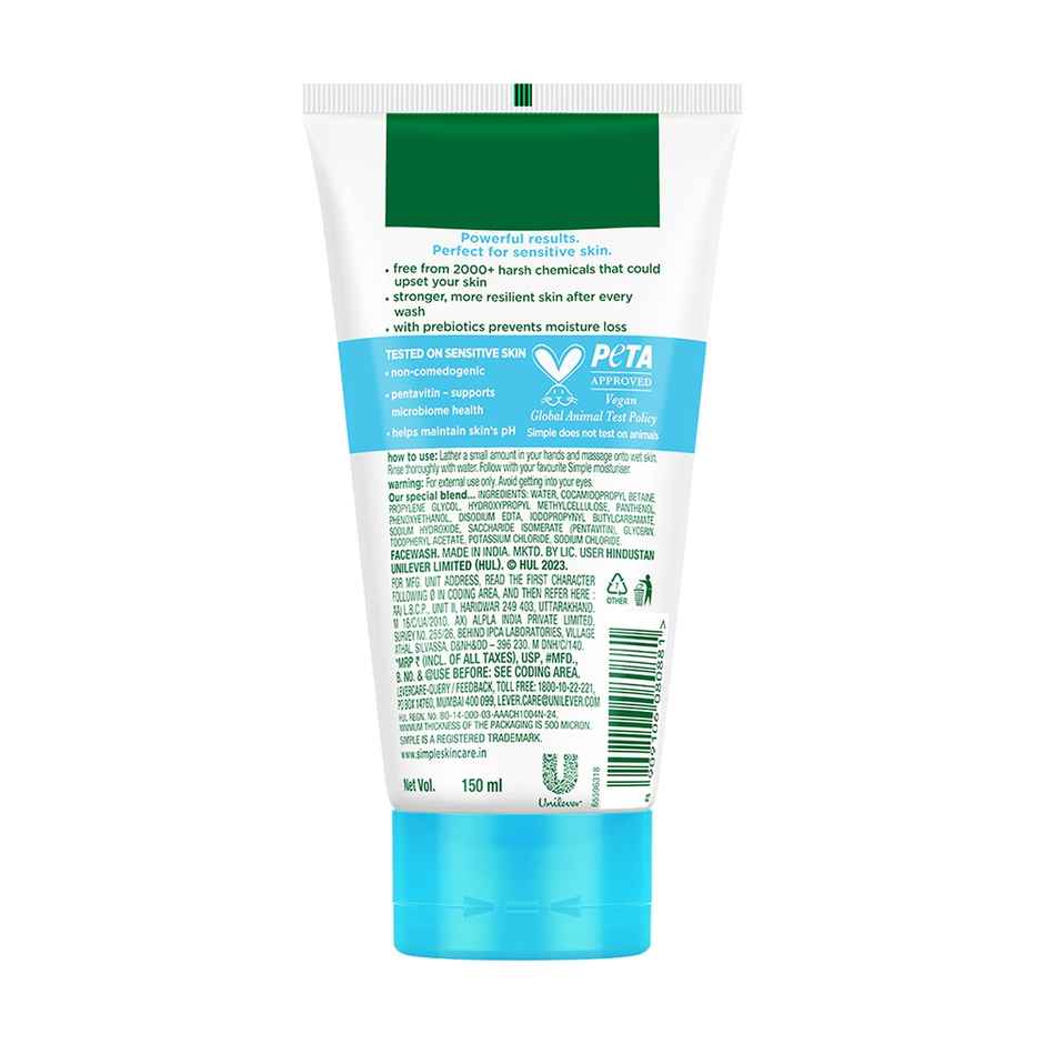 Simple Water Boost Micellar Gel Facial Wash