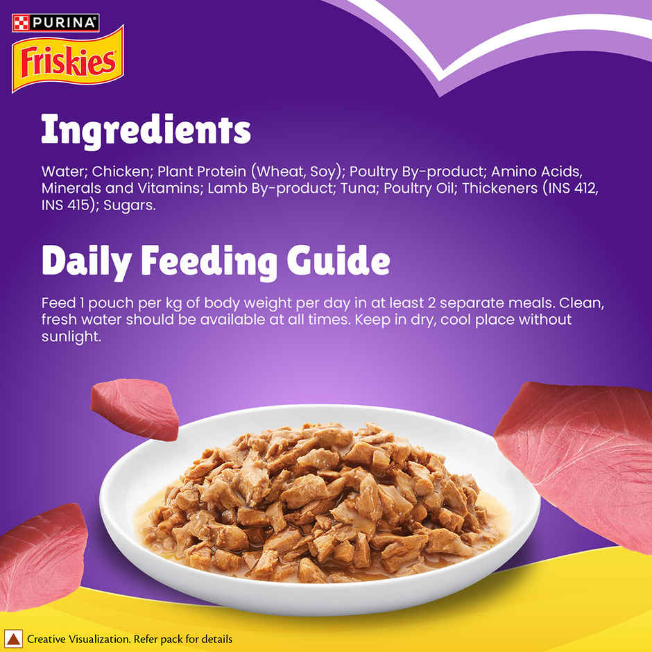 Purina Friskies Gravy Licious Cat Food Tuna Flavour