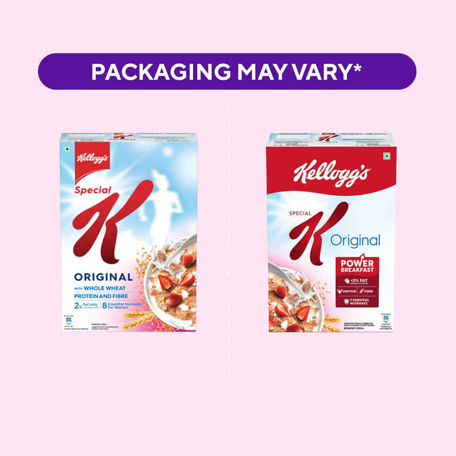 Kellogg's Original Special K | Less Than 2% Fat | 37% Less Sugar | Source Of Protein & Fibre