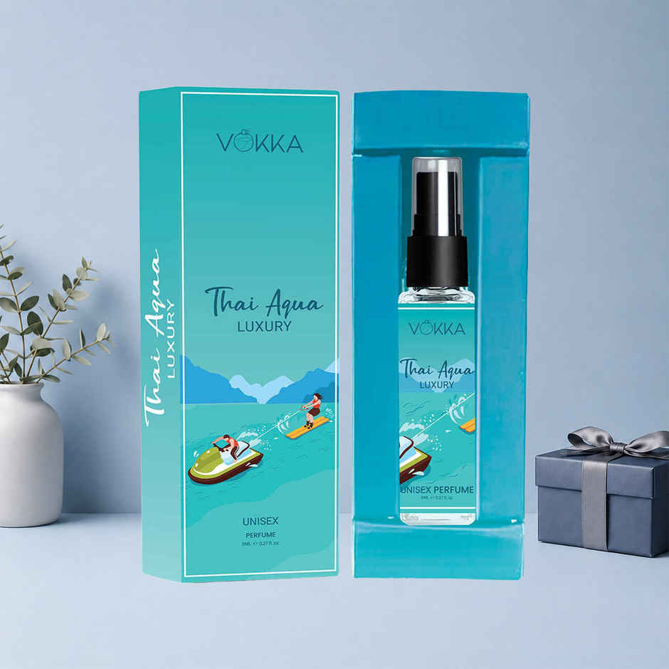 Vokka Pocket Perfume Thai Aqua Unisex Luxury Aqua Sandalwood