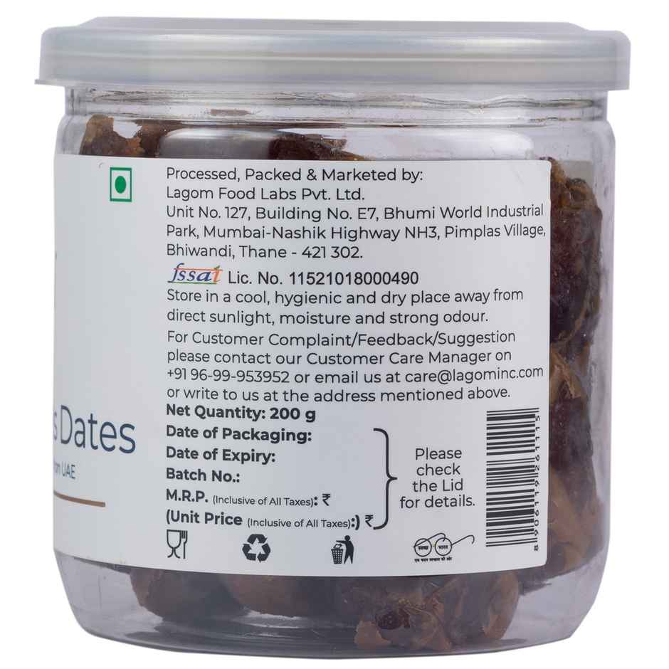 Lagom Gourmet Seedless Kholas Dates