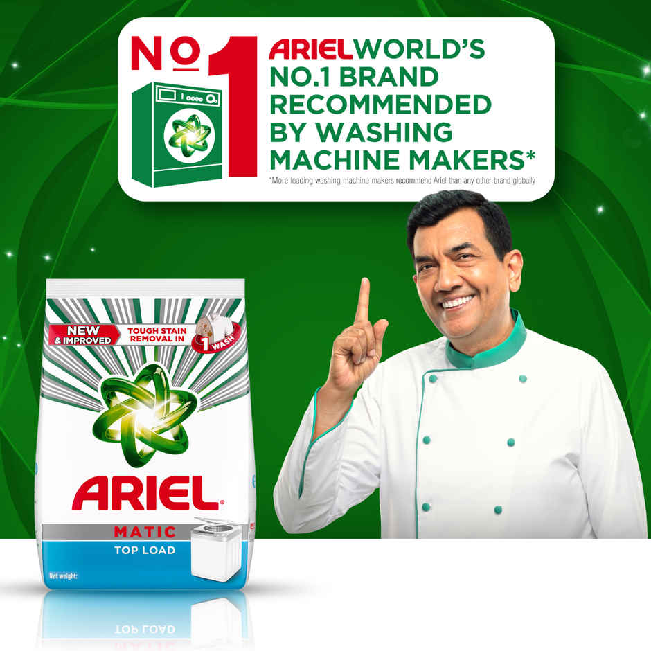 Ariel Matic Detergent Powder Top Load Liquid free|For Washing Machine