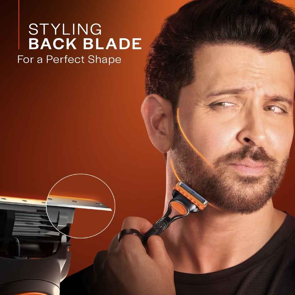 Gillette Fusion Proglide Flexball Manual Shaving Razor Blades Cartridge Combo 