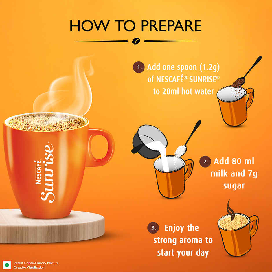 Nescafe Sunrise Instant Coffee Powder Sachets