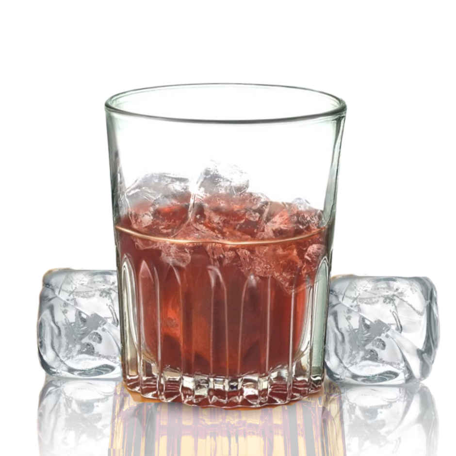 Yera Classic Design 255 ml Water/Juice Glasses Tumbler Set | 6 Pc