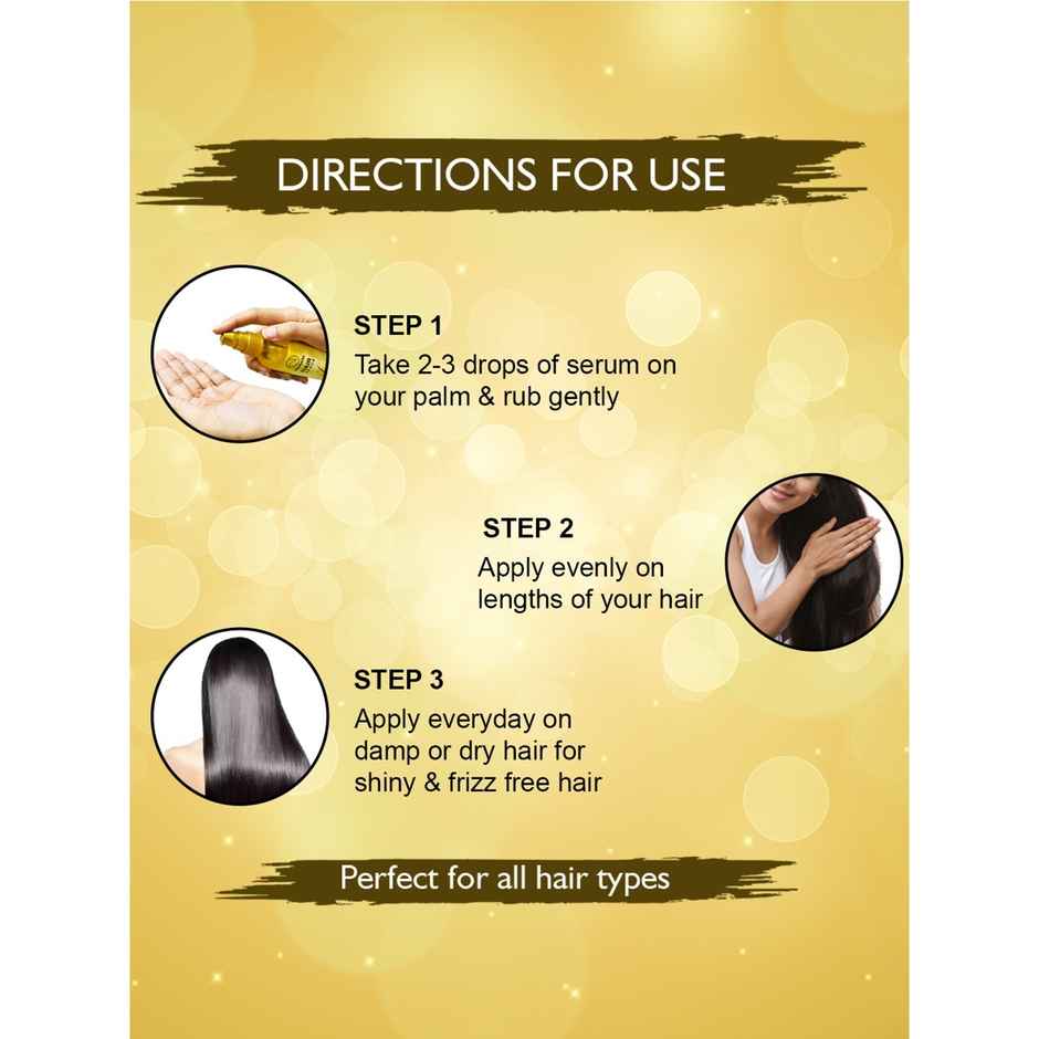 Nimbarka Ultra Shine Hair Serum - Heat Protection Frizz Control Detangles & Strengthens Hair