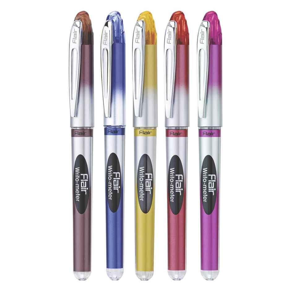 Flair Writometer Ball Pen Blue Pack Of 3