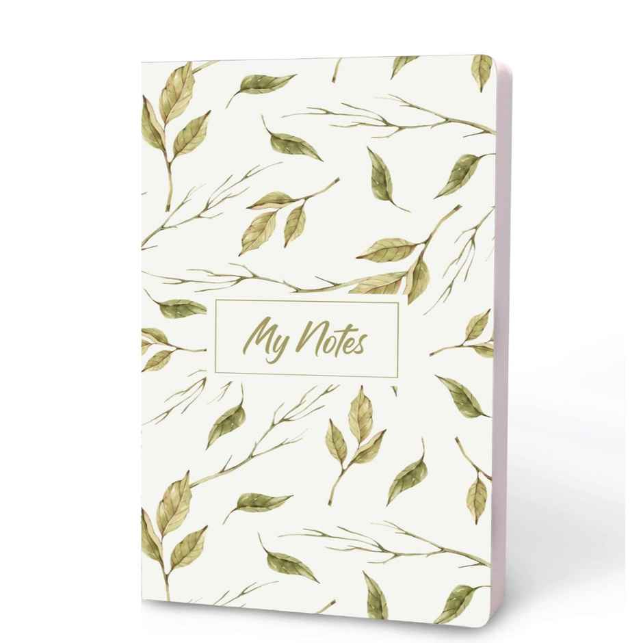 Journo By Drawguud 70 Gsm A5 Notebook : Ruled |120 Pages (Green My Notes)