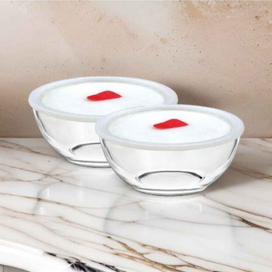 Cuba Mixing Bowl With Lid | 1000 ml | Set Of 2