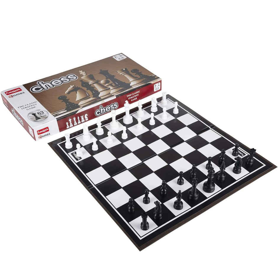 Funskool Black And White Chess Board Set
