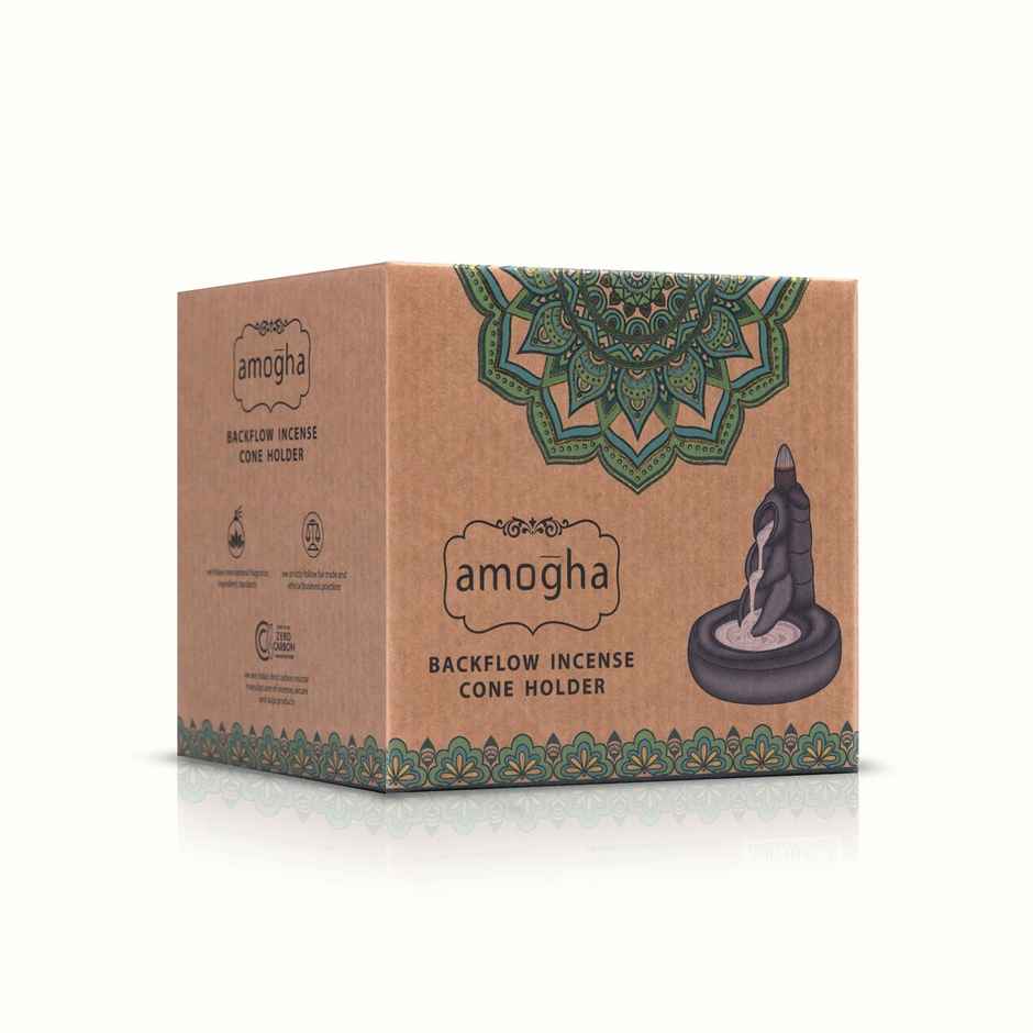IRIS Amogha Backflow Incense Cone Holder | Bamboo
