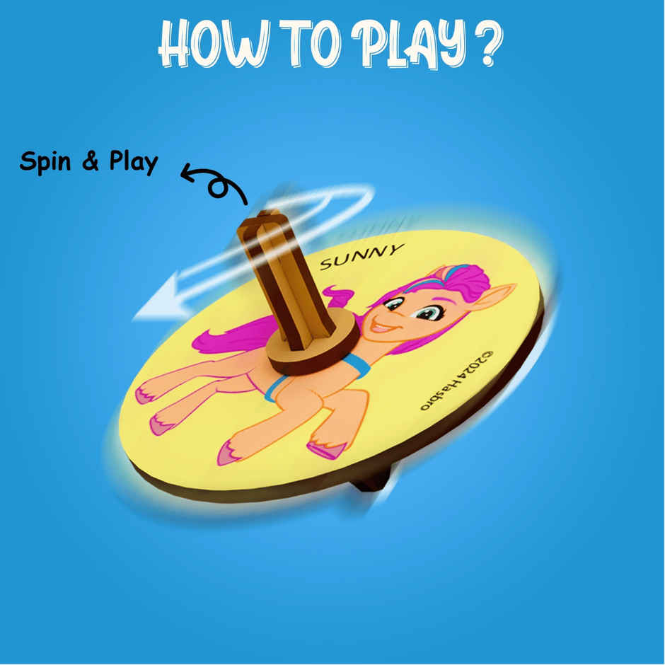 ThinkerPlace Sunny & Pipp Spinning Tops | Interactive Learning & Spinning Fun (Age 3+)