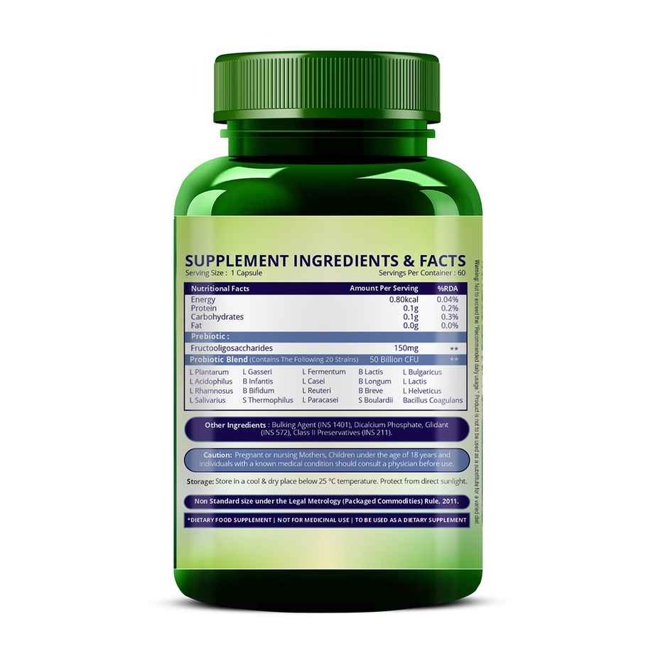 Vlado's Himalayan Organics Probiotics 60 VEG Capsules