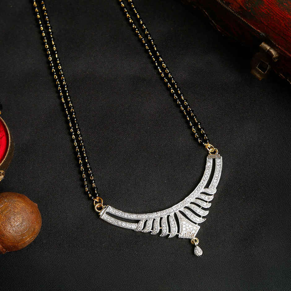 YouBella Latest Traditional Jewellery Gold Plated Mangalsutra for Women