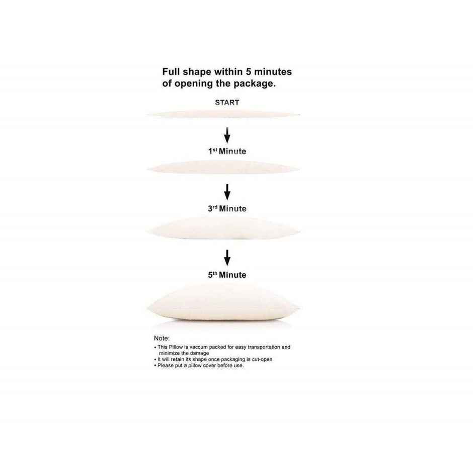 Kuber Industries Luxurious 6 Piece Microfiber Pillow Filler (CTKTC22187 | White | 16x24 inches)