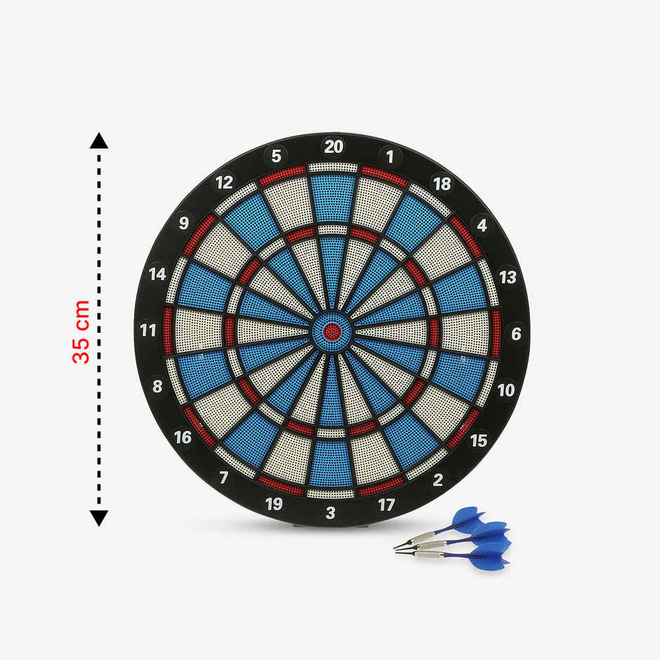 Decathlon | Canaveral Plastip Dartboard With 3 Darts, Standard Size