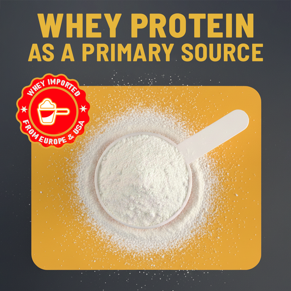 Bagrry's Whey Protein Chocolate Muesli with Almonds | 20g protein | Pure Whole Oats | 500gm carton