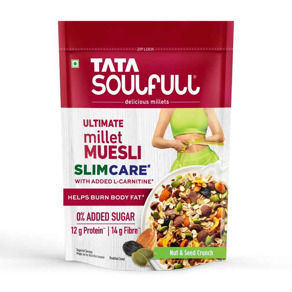 Tata Soulfull Ultimate Slim Care Millet Muesli | L-Carnitine | Burns Fat | No Added Sugar