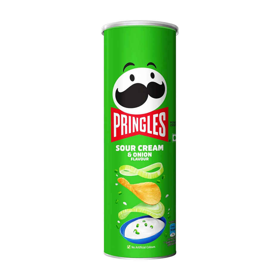 Pringles Potato Chips Sour Cream & Onion Flavour