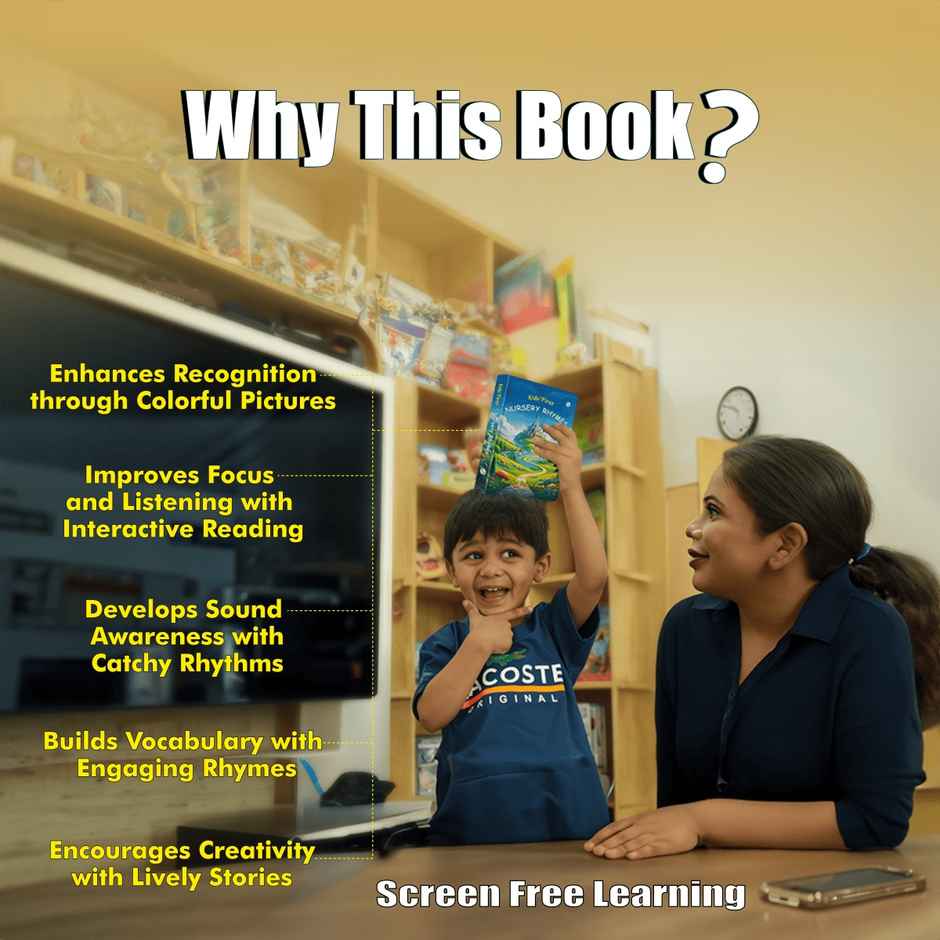 Physics Wallah Kids First Nursery Rhymes | Padded Board Book with Colorful Illustrations