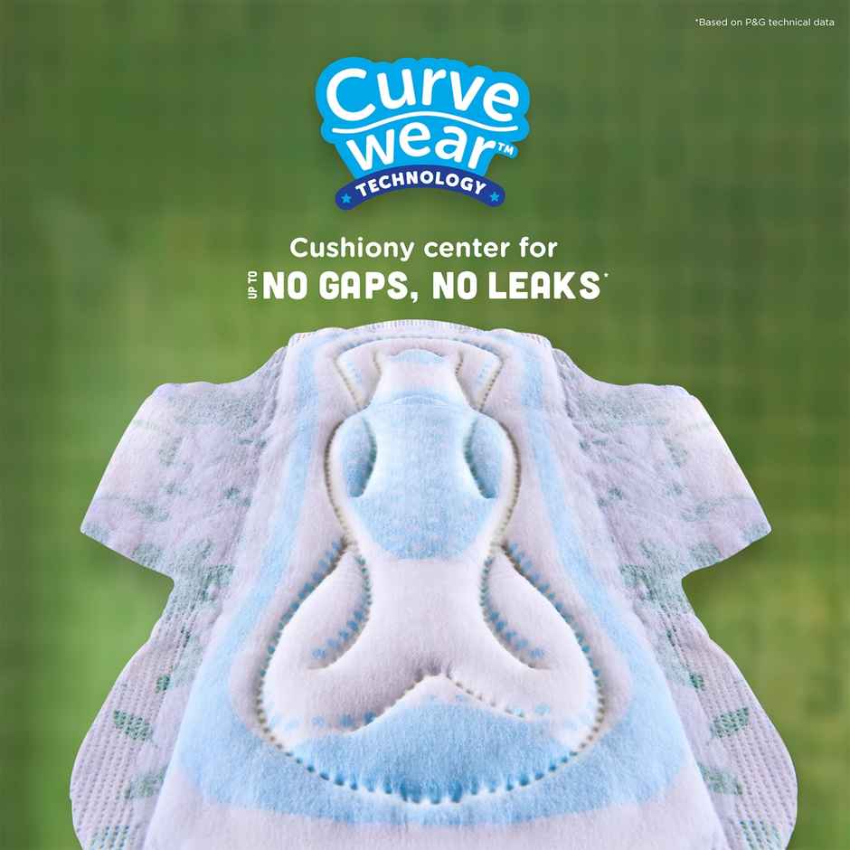 Whisper Ultra Upto No Gap No Leaks Sanitary Pads | XL | 15 pcs