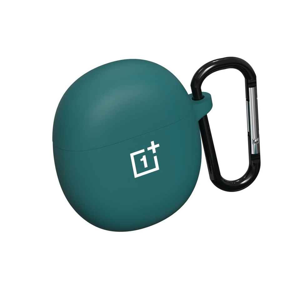 Sounce Earphone Case Cover Compatible with OnePlus Nord Buds CE | Soft Silicone Skin Case Cover - Green