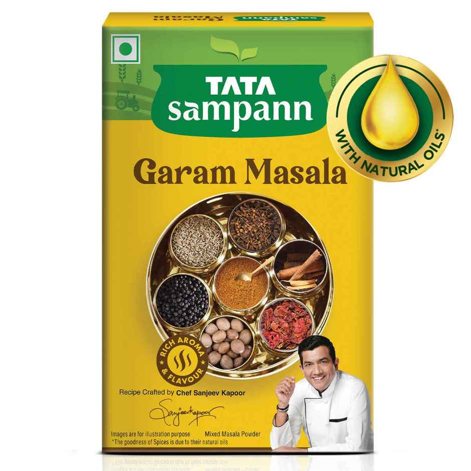 Tata Sampann Garam Masala Powder with Natural Oils Rich Aroma & Flavour