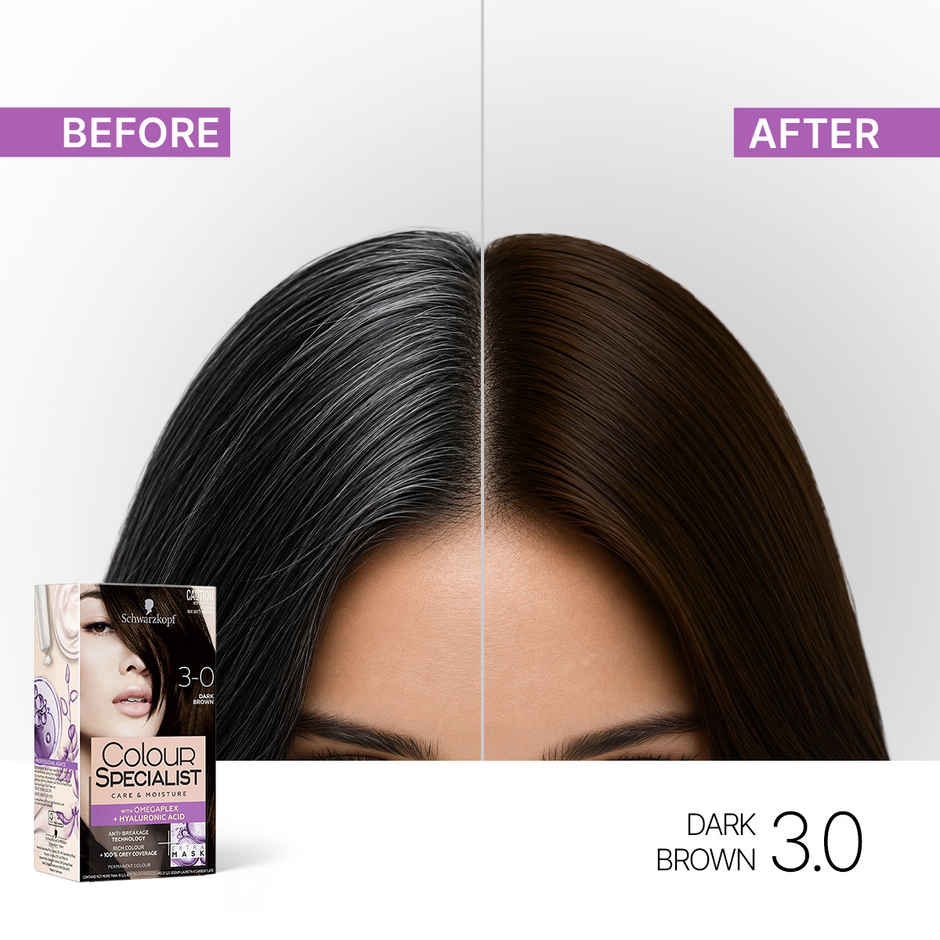 Schwarzkopf Colour Specialist Permanent Hair Colour 3-0 Imperial Brown