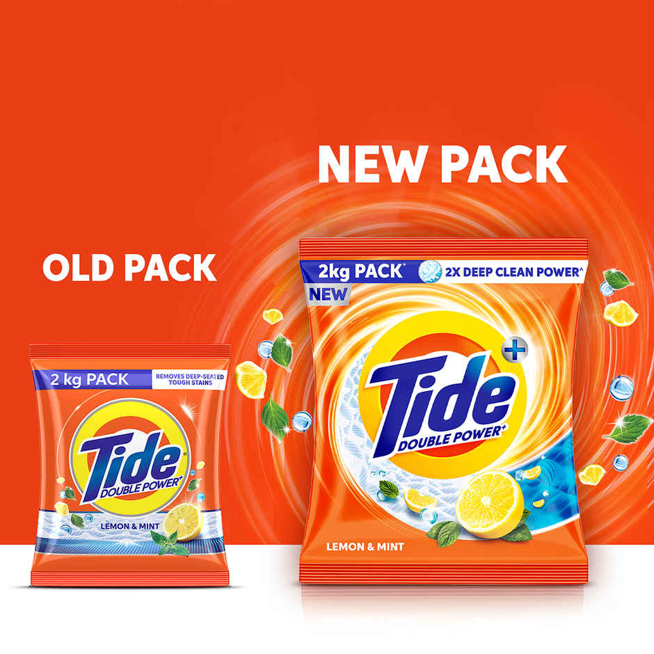 Tide Plus Lemon & Mint Detergent Powder Combo   