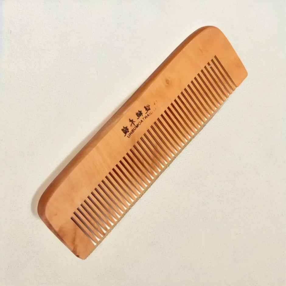 Handcrafted Wooden Hair Comb Straight