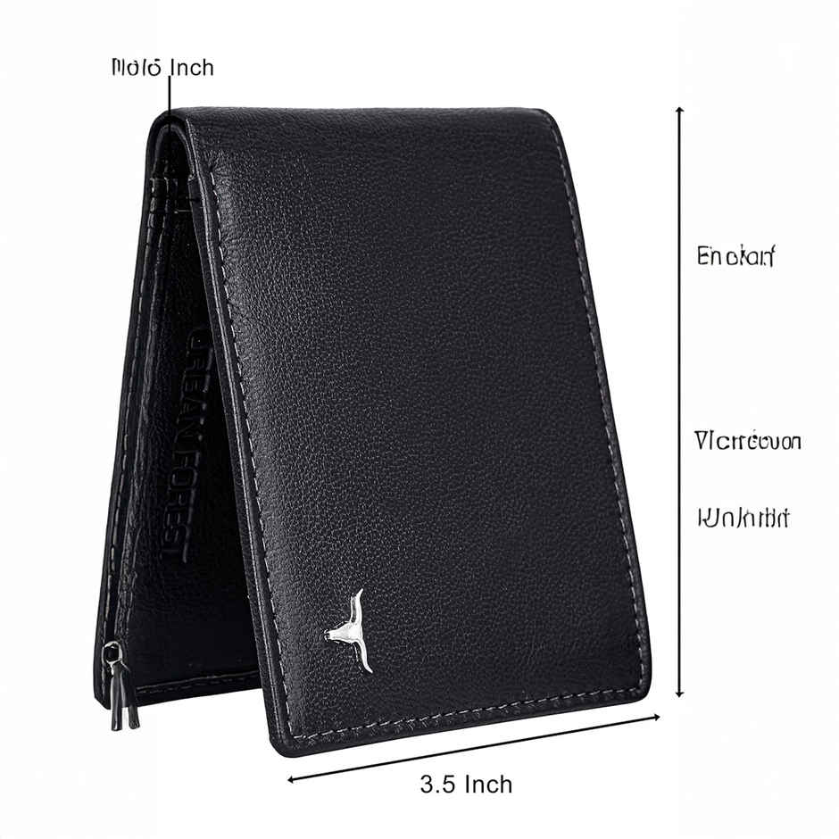 Urban Forest Men's George Leather Wallet | Black
