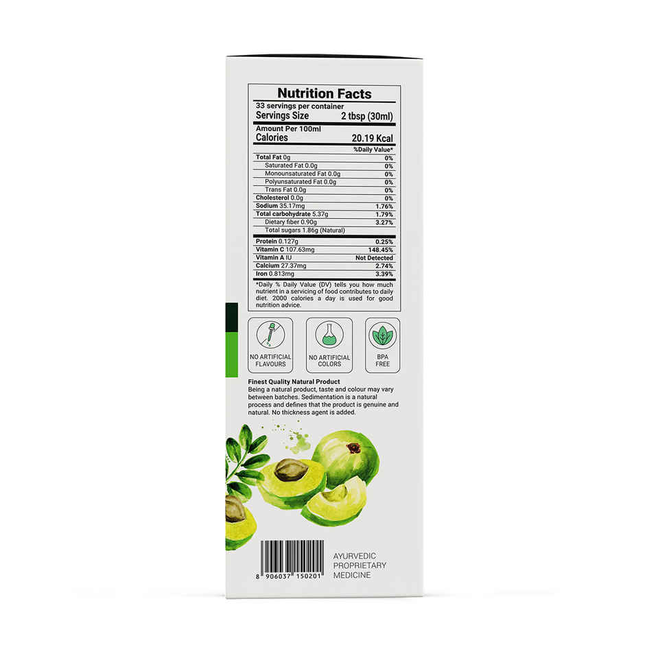 Krishna Herbal and Ayurveda Aloe Amla Mix Juice