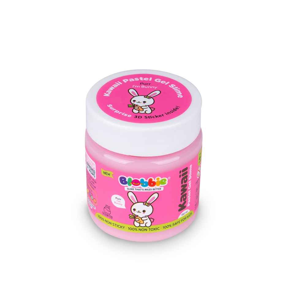 Blobbie Pastel Pink Gel Slime